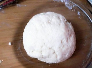 step4: 拌勻後用手搓揉成糰