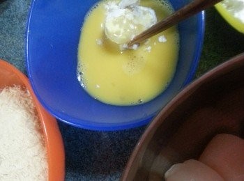 step4: 再沾上蛋漿