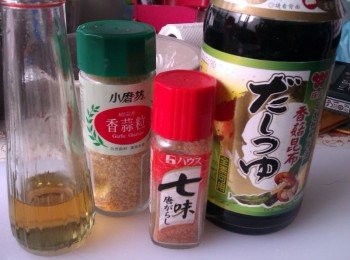 step4: 調味醬料:如右圖