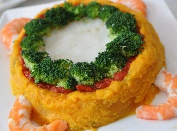 step9: 接著擺入綠花椰菜