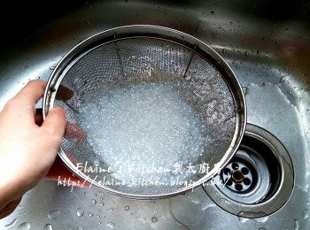 step4: 再瀝乾水份