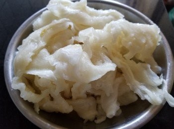 step2: 鯰魚花膠，預早一晚浸泡