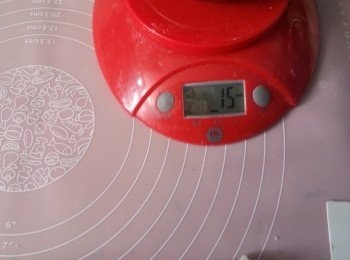 step5: 粉團磅15g一粒搓圓