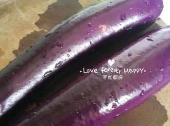 step1: 茄子洗淨切成塊狀