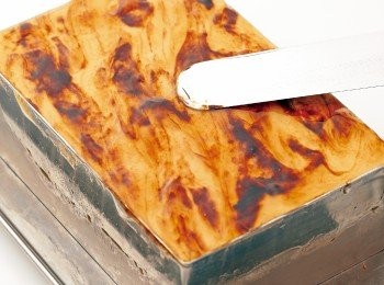 step32: 將整個表面抹成大理石紋路。