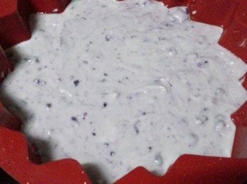 step8: 倒入已掃油模具內