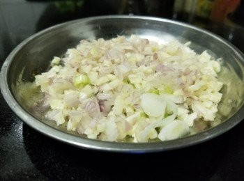 step4: 蒜頭，乾蔥