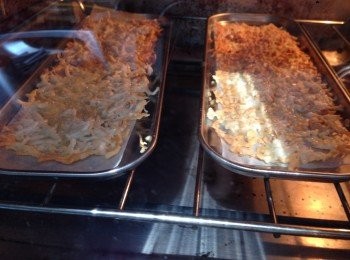 step2: 放入己預熱的焗爐以170度焗約10-15分鐘至芝士微焦黃香脆為止