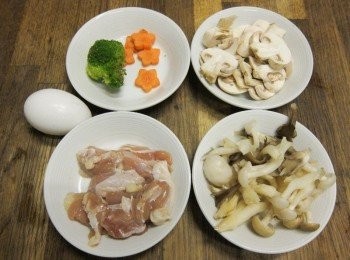 step1: 把材料洗淨備好。