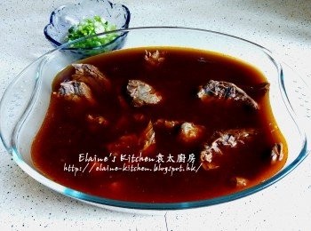 step10: 將牛展浸1小時至上色入味