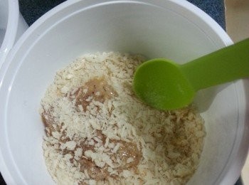 step7: 再沾滿麵包糠