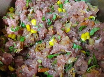 step3: 所有材料拌勻