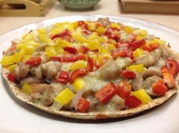 step7: 小火慢慢烘至起司熔