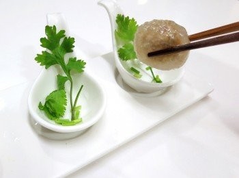 step6: 將蒸熟的沙庫塞姆放上去