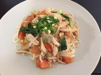 step11: 撒上一點蔥花搭配更好吃喔! 清爽的夏日好滋味~