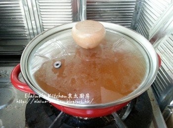 step6: 蓋上蓋焗20分鐘 , 飲前再煲熱即可