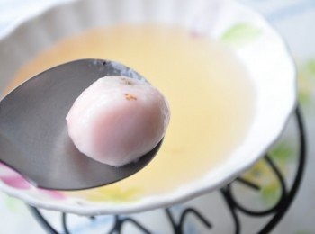 step4: 放入煮好的湯圓..