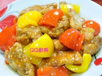 step5: 香甜可口的茄汁彩椒里肌上桌囉..