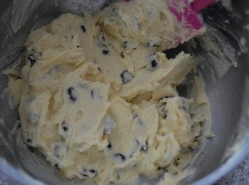 step3: 最後加入紅莓乾拌勻成粉糰