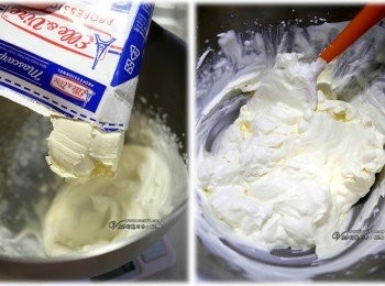 step2: 加入馬斯卡彭後，拌勻即可