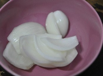 step2: 洋蔥切片狀