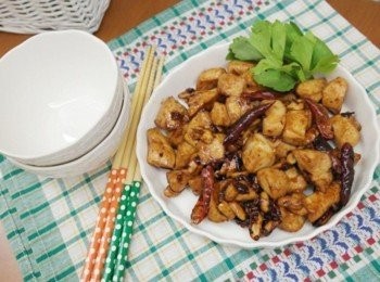 step6: 光看就吞口水了!!! 宮保雞丁^^