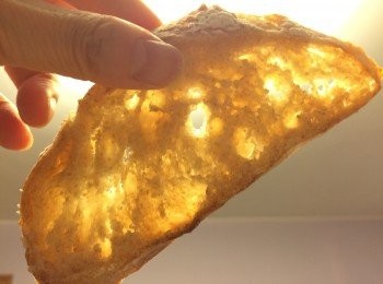 step2: 做型後發，用240度入爐30分鐘。