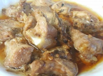 step3: 用大火將排骨蒸15分鐘。