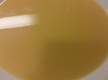 step2: 加上湯攪混倒入碟內,