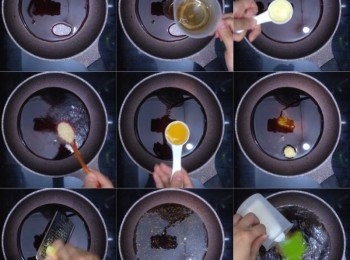 step1: <span class="group_2">醬汁</span>全部下鍋，小火煮至糖溶，下生粉水煮至有點稠，離火待涼備用