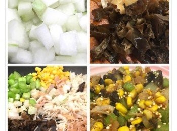 step1: 材料洗淨，備用。