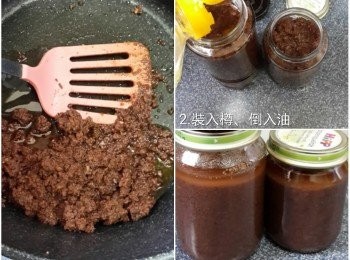 step3: 將煮好的蝦膏室温放凉、裝入玻玻璃樽、再倒入適量油蓋面、防止吹乾！
放入雪櫃後可存放幾年。