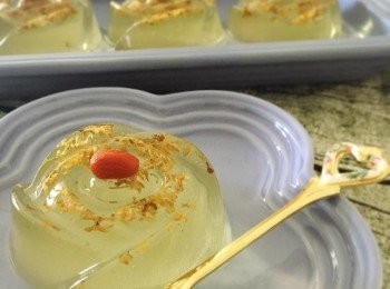 step6: 食用時可加杞子上面作裝飾便可享用