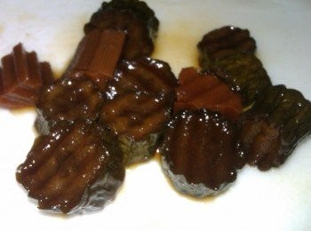 step1: 取出自己醃得醬瓜