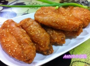 step5: 盛起吸乾油分，即可上座。