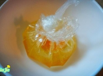 step4: 再打個結，最好不要剩下太多空間。