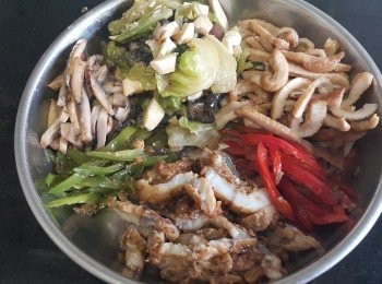 step2: 隔夜餸材料