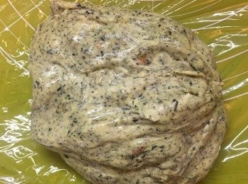 step7: 攪混包上保鮮紙。