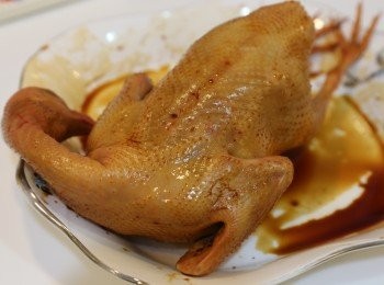 step3: 頭抽醃乳鴿15分鐘