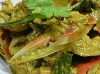 step9: 這一盤咖哩炒蟹到餐廳吃要花多少銀子呢？自己在家煮，可以省去一半的費用喔！