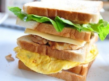 step4: 完成了豪華的三明治