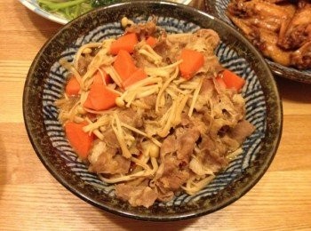 step5: 日式金針菇肥牛食譜完成