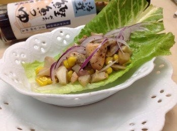 step8: 夾上蘿蔓又是另一風味