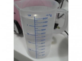 step2: 隔天準備1200cc的水!!!!