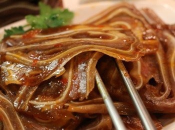 step11: （如不喜歡麻辣醬，可蘸蒜蓉米醋拌吃。）