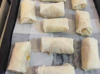 step4: 用已預熱了200度焗爐焗至脆和金黃色即可，我焗了15分鐘