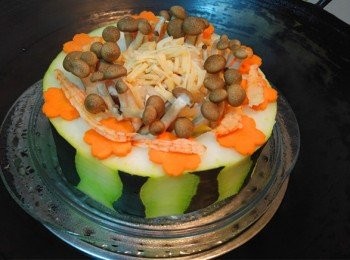 step10: 以大火隔水蒸約15-20分鐘