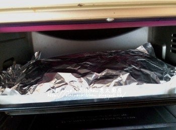 step9: 放入焗爐用200C上下火焗20分鐘