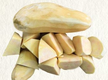 step1: 地瓜洗淨削皮切塊。