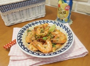 step4: 簡單完成的檸檬蝦&gt;////